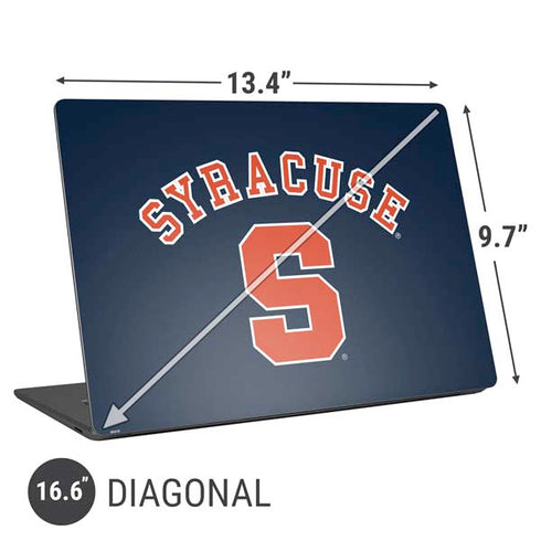Syracuse University S Blue Universal Laptop 16.6in (13.4 x 9.7in) Skin